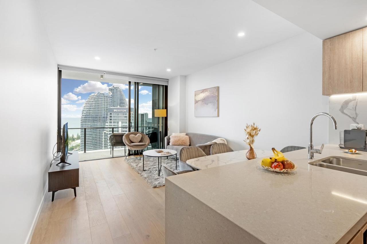 Lamour Ocean View Apartment I In Casino Broadbeach - Free Parking-195Cm 黄金海岸 外观 照片